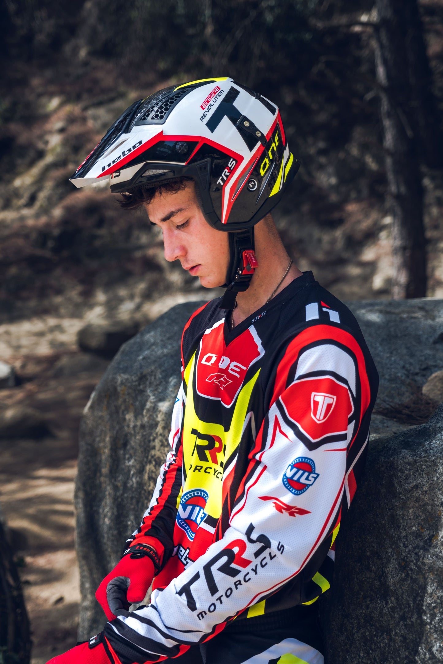 Fiber Trial Helmet